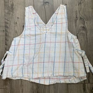 Linen crop top